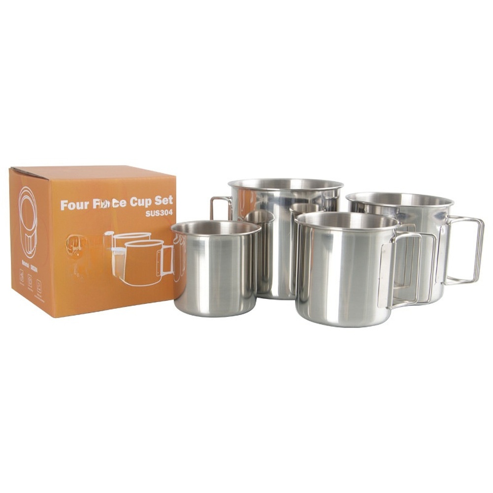 Camping Cooking And Drinking - /Stainless /Steel /304 Camping Cup Set