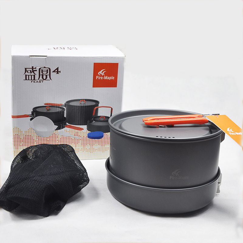Camping Cooking Set 2 Person - Fire Maple 4-5 Person Cookware Set,