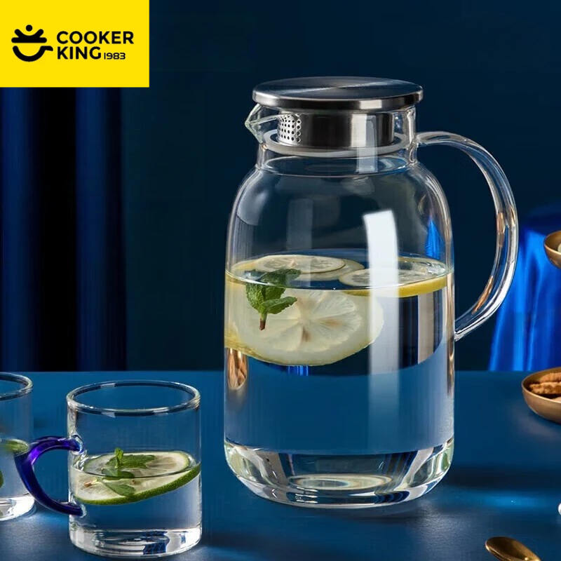 Camping Cooking Kettle - COOKER KING 1.8/2.5L Glass Water Kettle