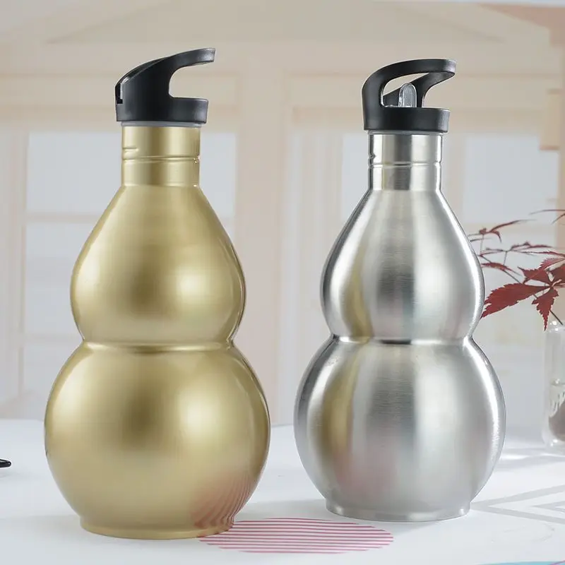 Camping Cooking And Drinking - Large Capacity 304 Stainless Steel Gourd