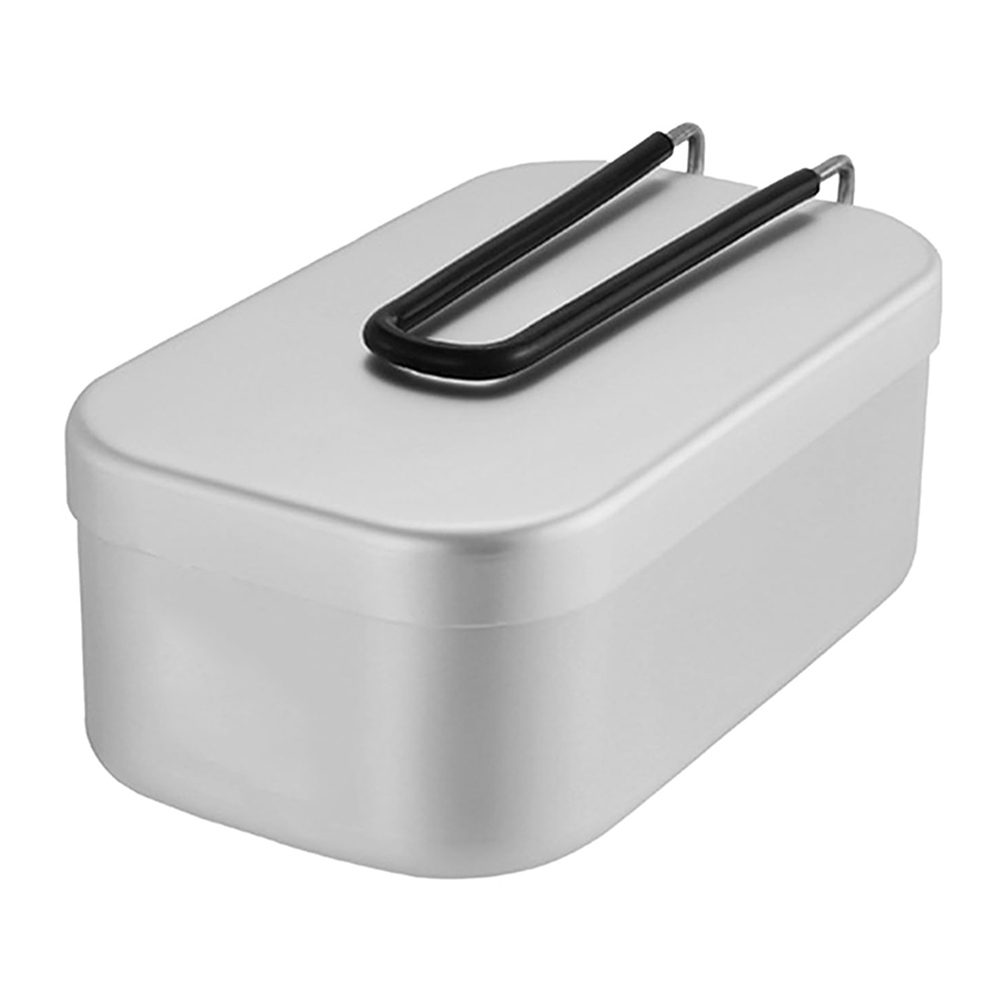 Camping Cooking Food - 800ML Aluminum Lunch Boxes Outdoor Camping