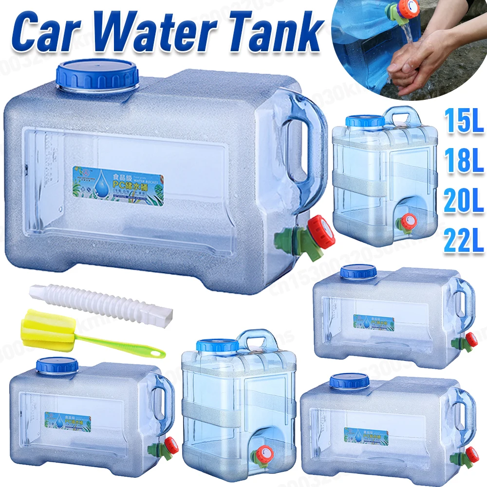 Camping Cooking And Drinking - 5-22L Drinking Water Bucket Driving Pure