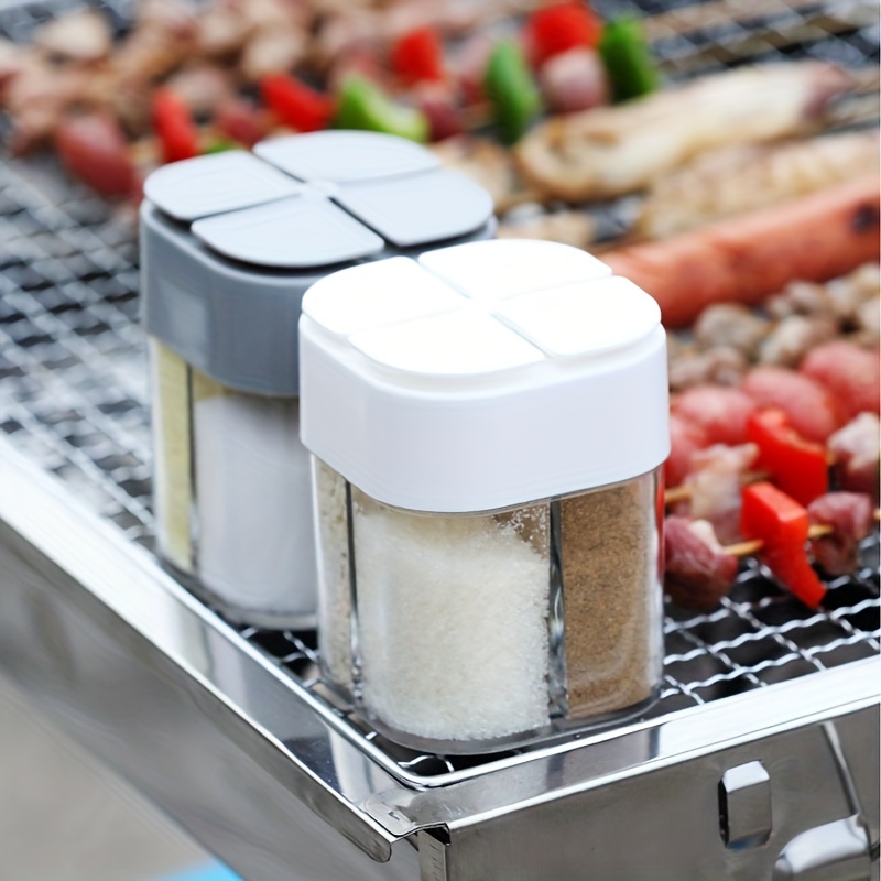 Camping Cooking Set Stainless Steel - 4in1 Camping Seasoning Shaker Multi-Purpose Spice