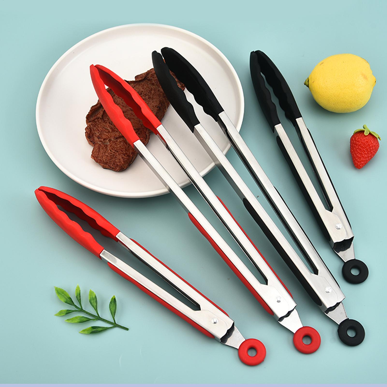 Camping Cooking Tips - Cooking Tongs 3 Pieces Non-Slip Utensil