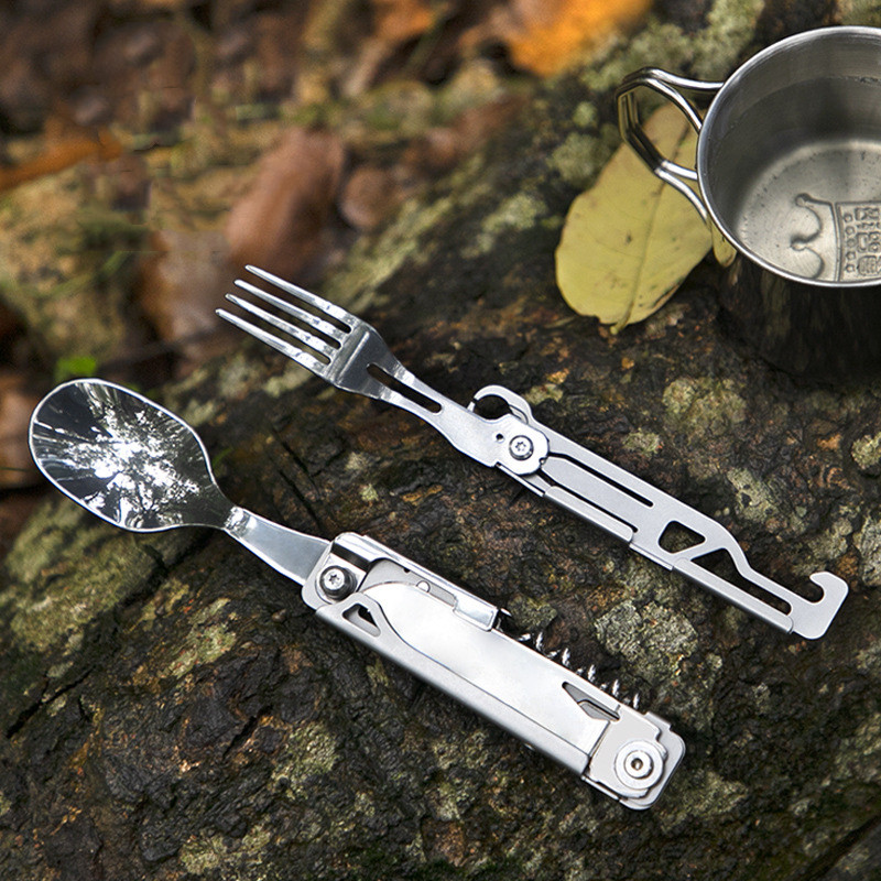 Multi-function Camping Fork Sp - огляд і ціна Camping Cooking And Dining Set