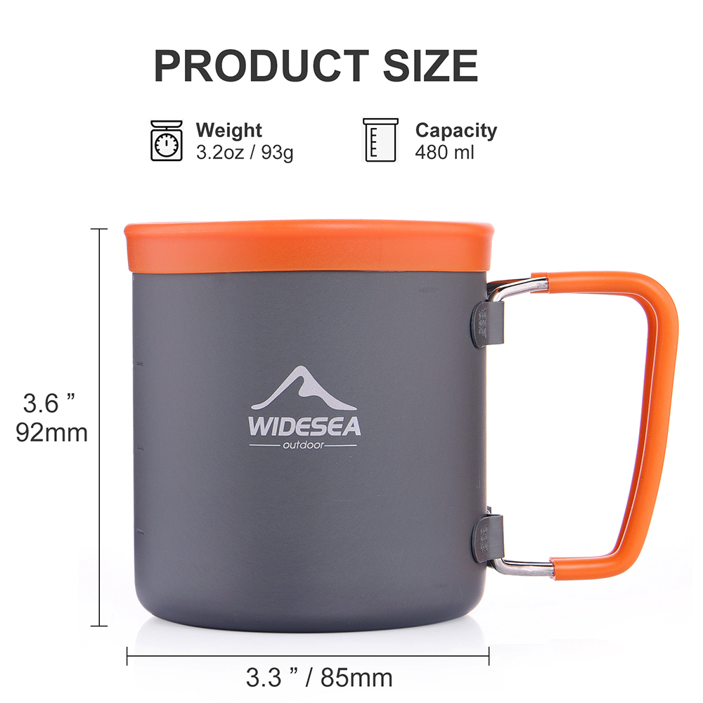 Widesea Camping Aluminum Cup O - огляд і ціна Camping Cooking And Drinking
