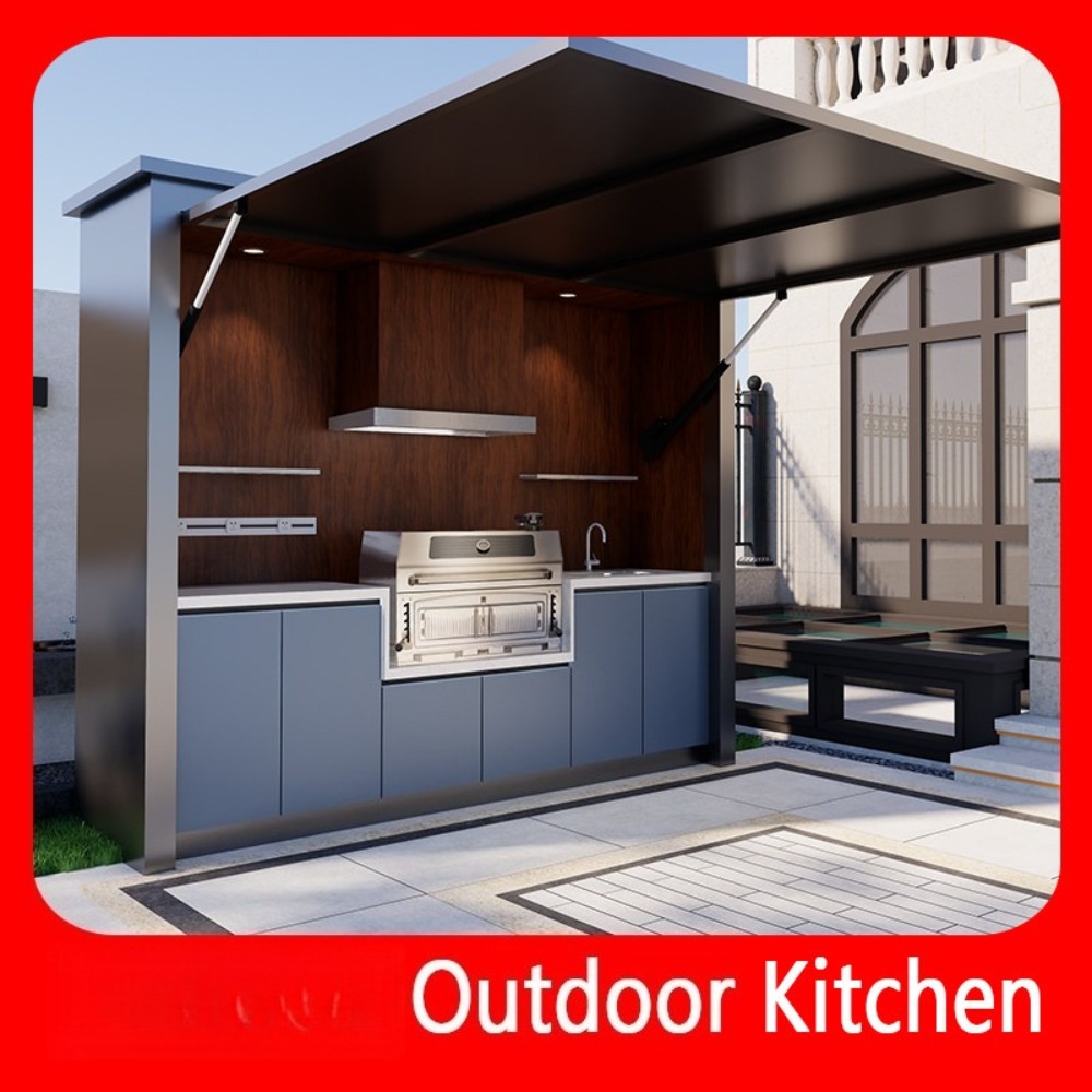 Mobile Outdoor Kitchen Island  - огляд і ціна Camping Cooking And Dining Set