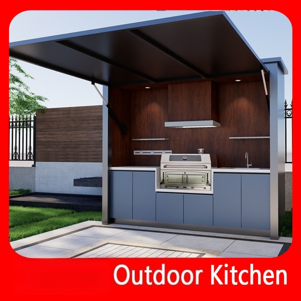 Mobile Outdoor Kitchen Island  - огляд і ціна Camping Cooking And Dining Set