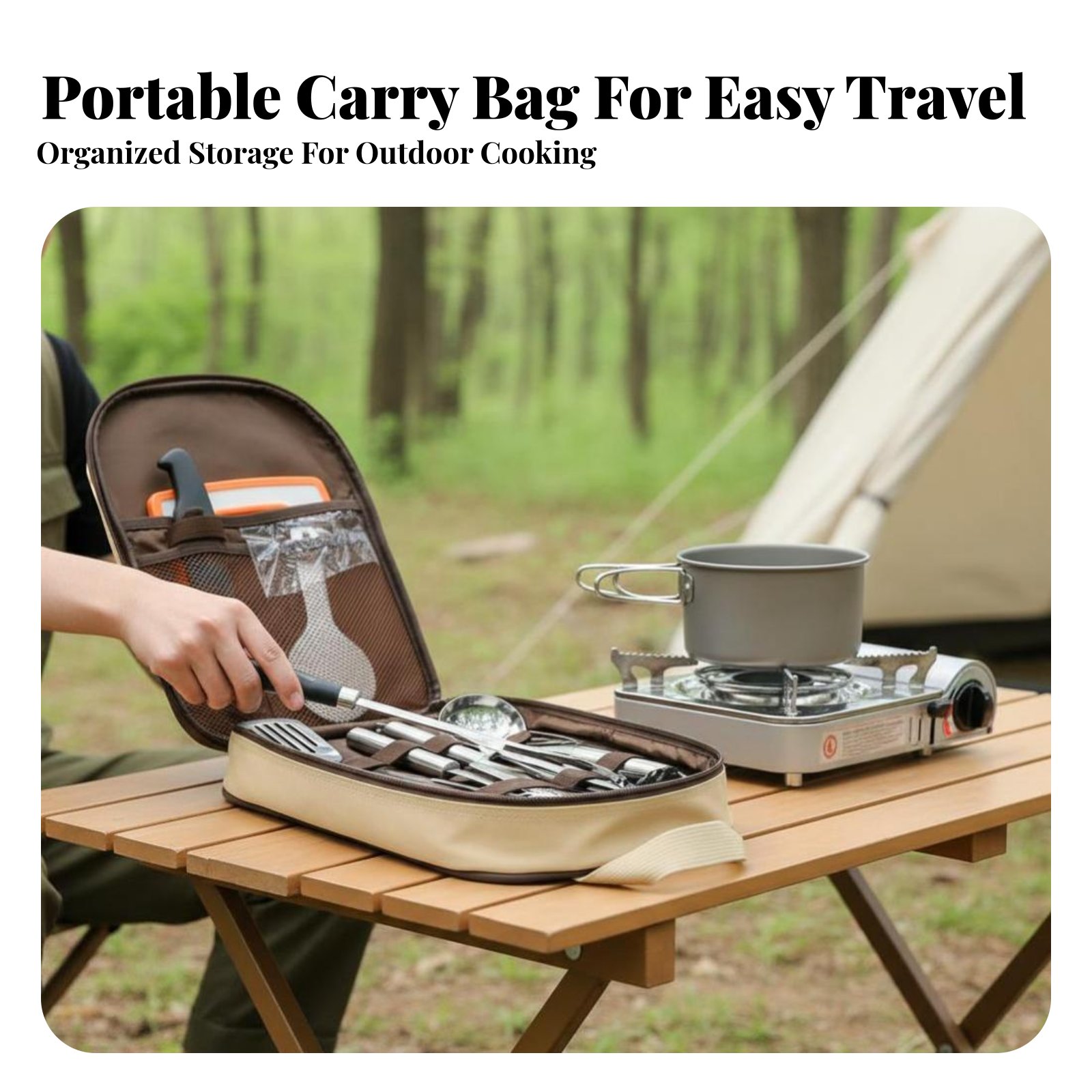 Outdoor Portable Cooking Utens - огляд і ціна Camping Cooking And Dining Set