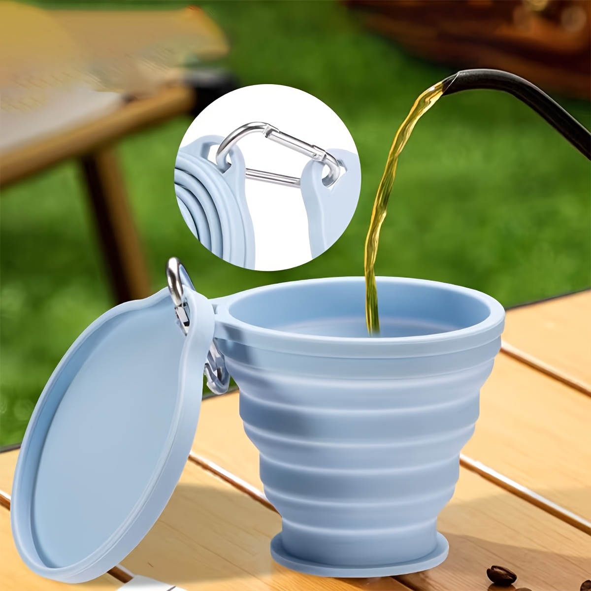 Food Grade Silicone Foldable D - огляд і ціна Camping Cooking Food