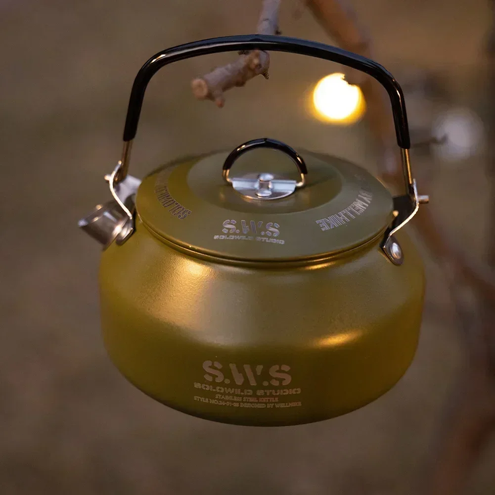 Stainless Steel Kettle 0.8L Po - огляд і ціна Camping Cooking Kettle