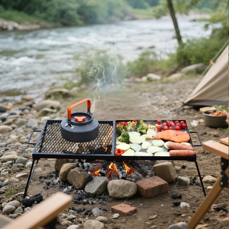 Portable Outdoor Camping Cooki - огляд і ціна Camping Cooking Over Fire