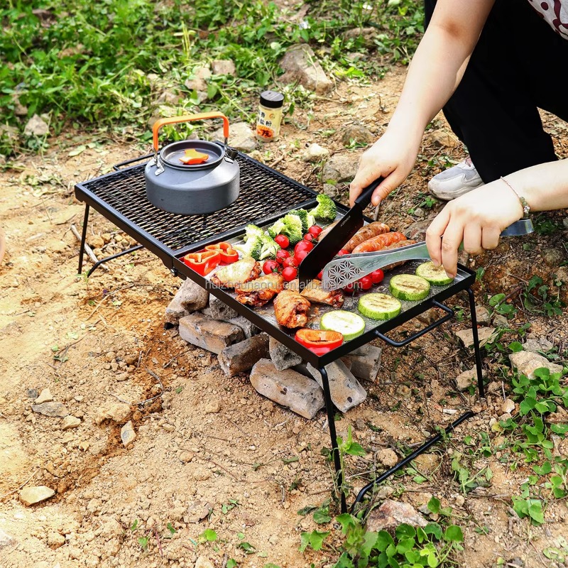 Portable Outdoor Camping Cooki - огляд і ціна Camping Cooking Over Fire