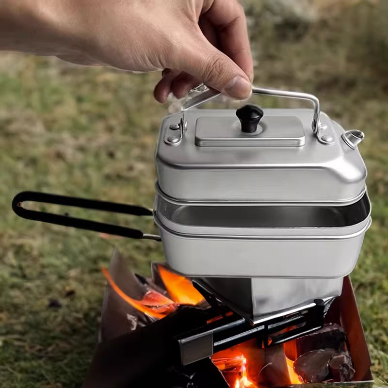 Ultralight Portable Picnic Cam - огляд і ціна Camping Cooking Kettle