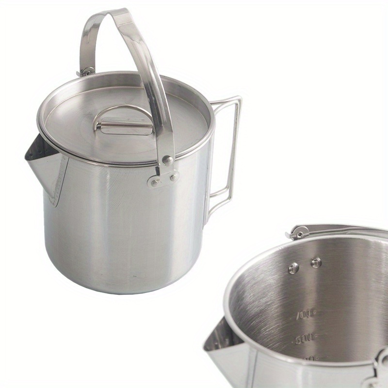 1PC Compact and Portable 1.2L  - огляд і ціна Camping Cooking Set Stainless Steel