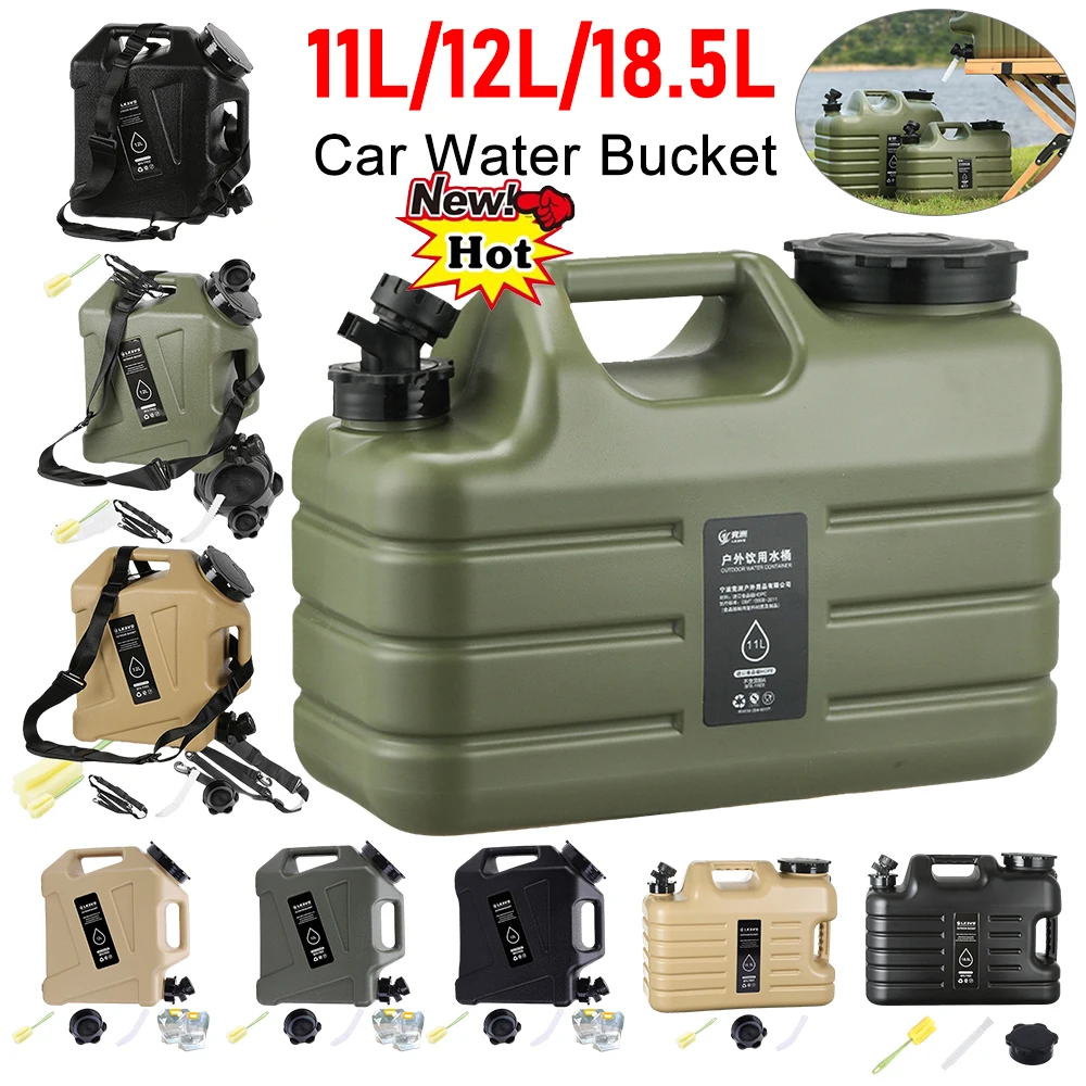 11/12/18.5L Water Bucket Large - огляд і ціна Camping Cooking And Drinking