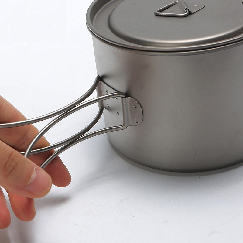 Outdoor Picnic Titanium Cookin - огляд і ціна Camping Cooking Set Stainless Steel