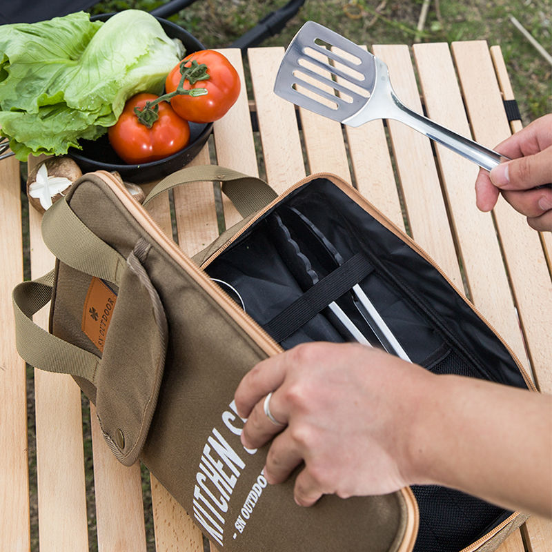 8pcs Camping Kitchen Cookware  - огляд і ціна Camping Cooking And Dining Set