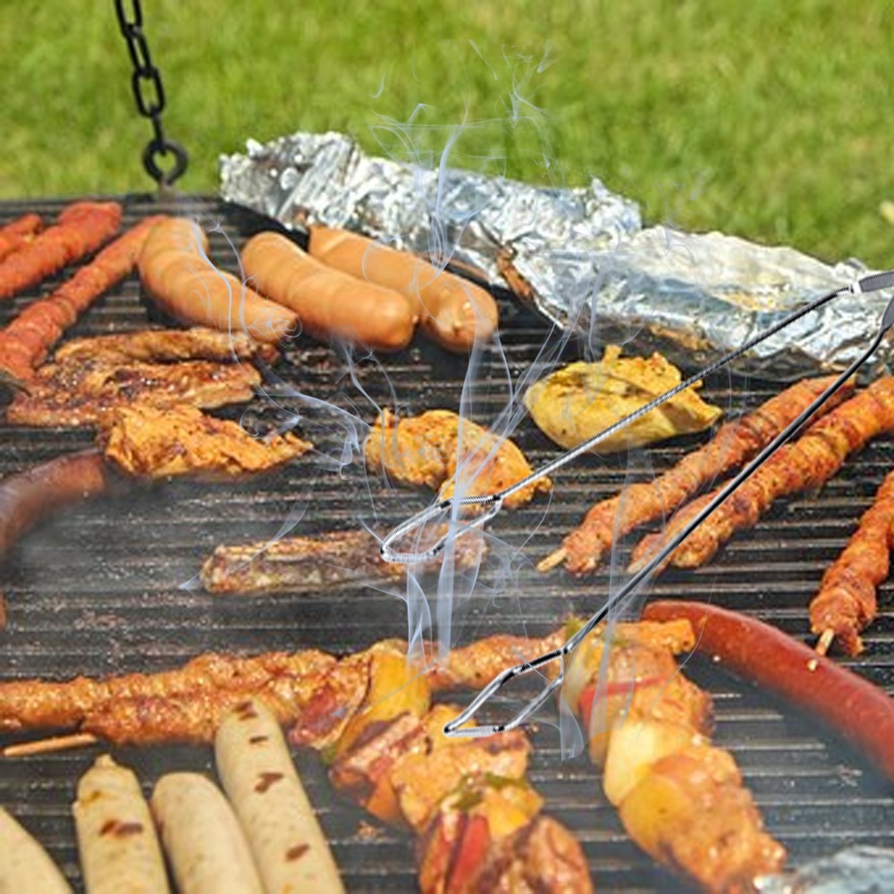 Camping Tool 16 inch BBQ Tongs - огляд і ціна Camping Cooking Tips