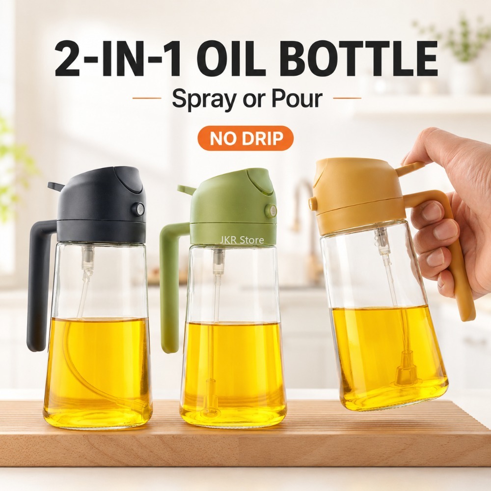2 in 1 Olive Oil Sprayer Dispe - огляд і ціна Camping Cooking