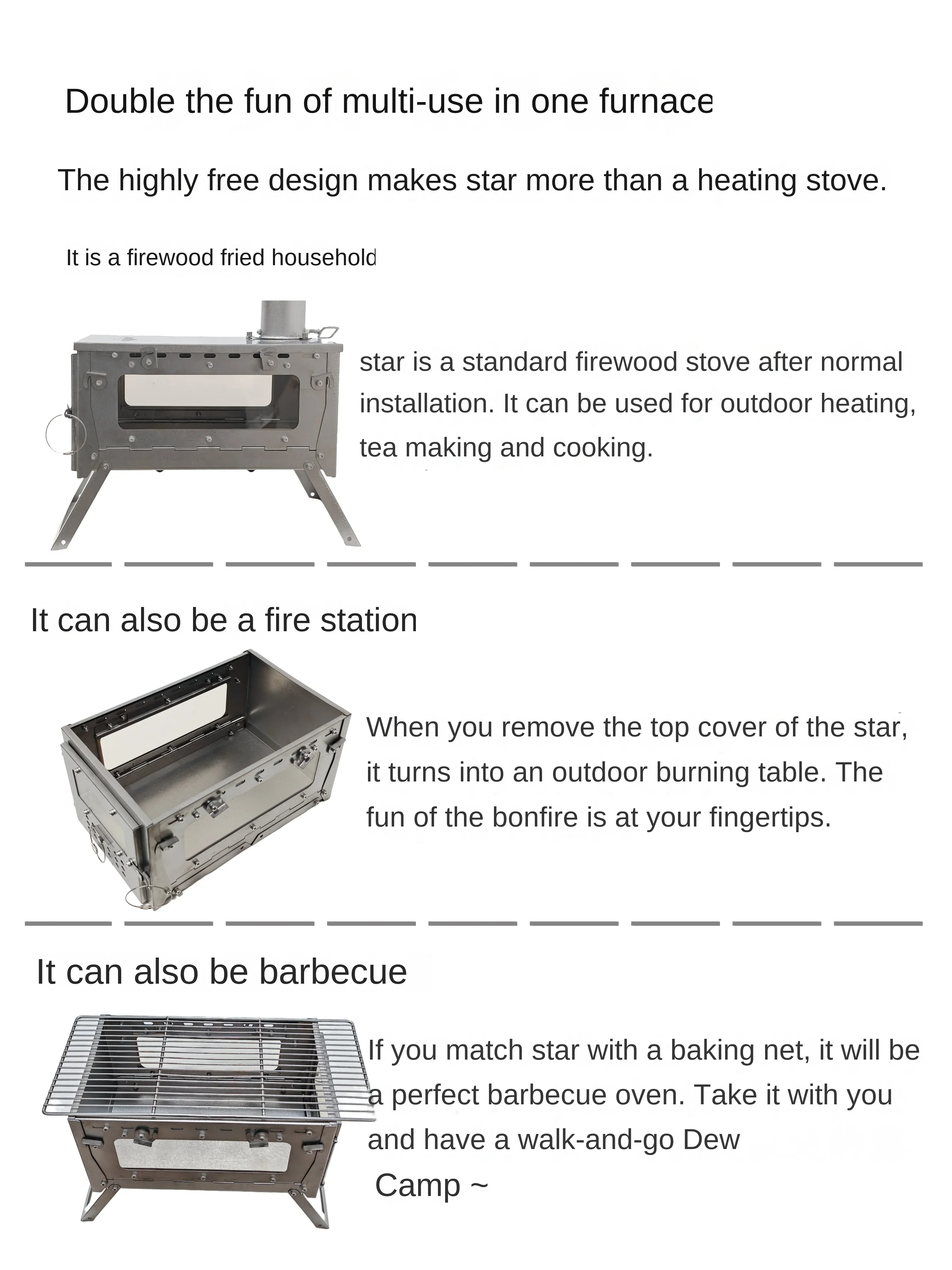 WT Star Ti Titanium Alloy Fold - огляд і ціна Camping Cooking Gazebo