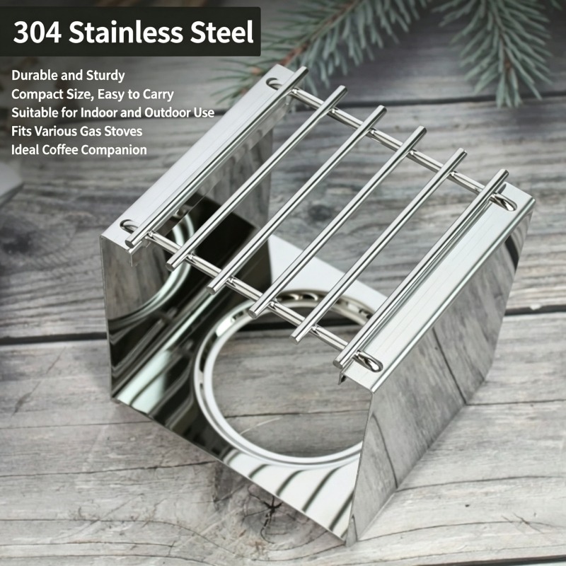 Stainless Steel Square Coffee  - огляд і ціна Camping Cooking Set Stainless Steel