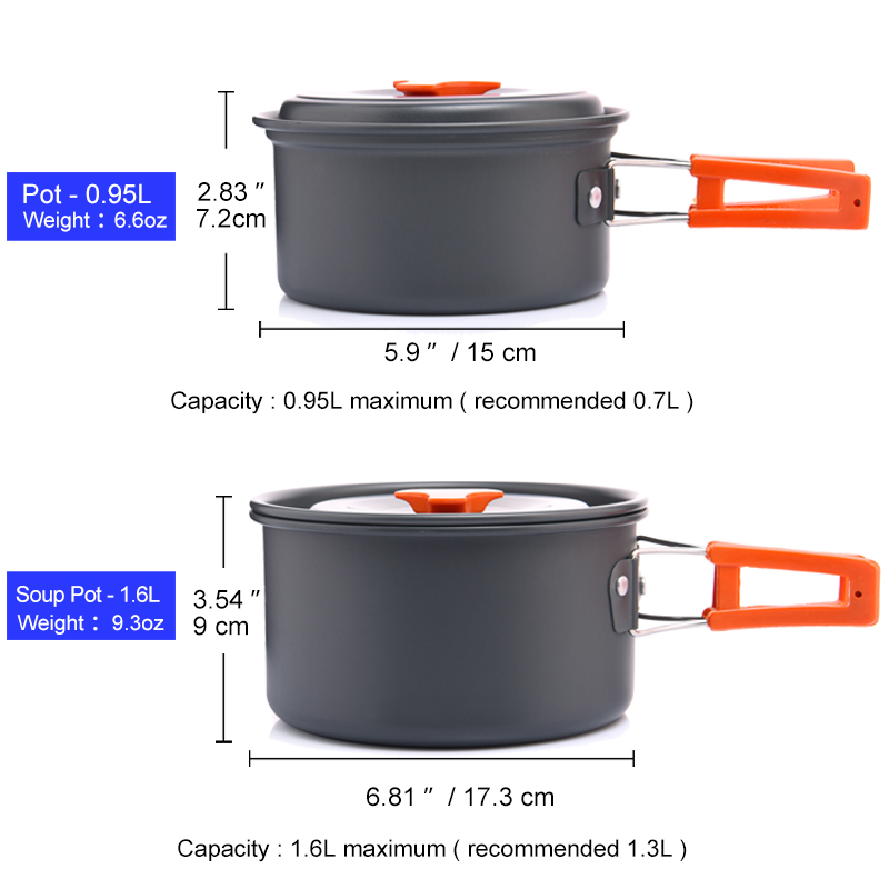 Widesea Camping Outdoor Cookwa - огляд і ціна Camping Cooking And Dining Set