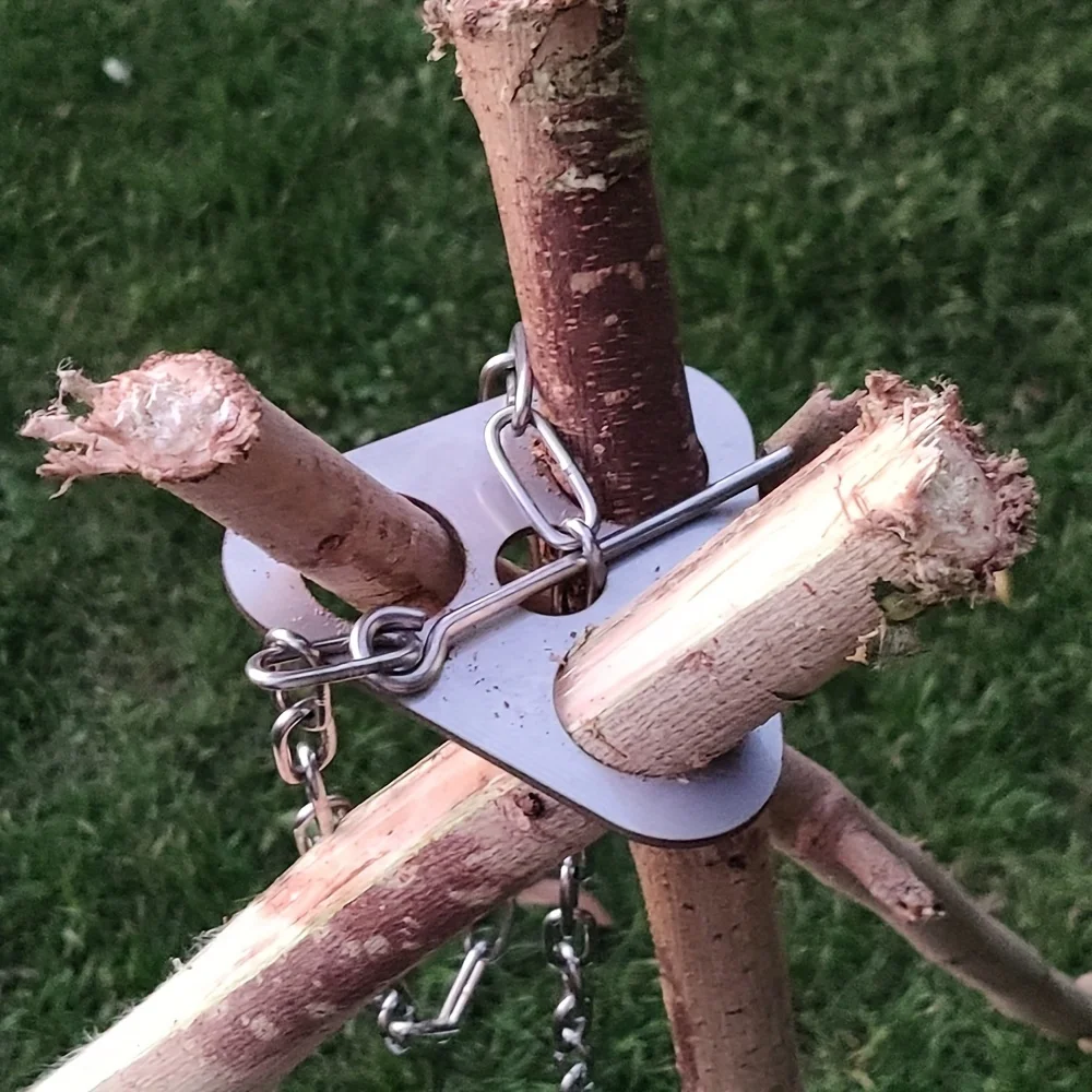 Stainless Steel Camping Tripod - огляд і ціна Camping Cooking Set Stainless Steel