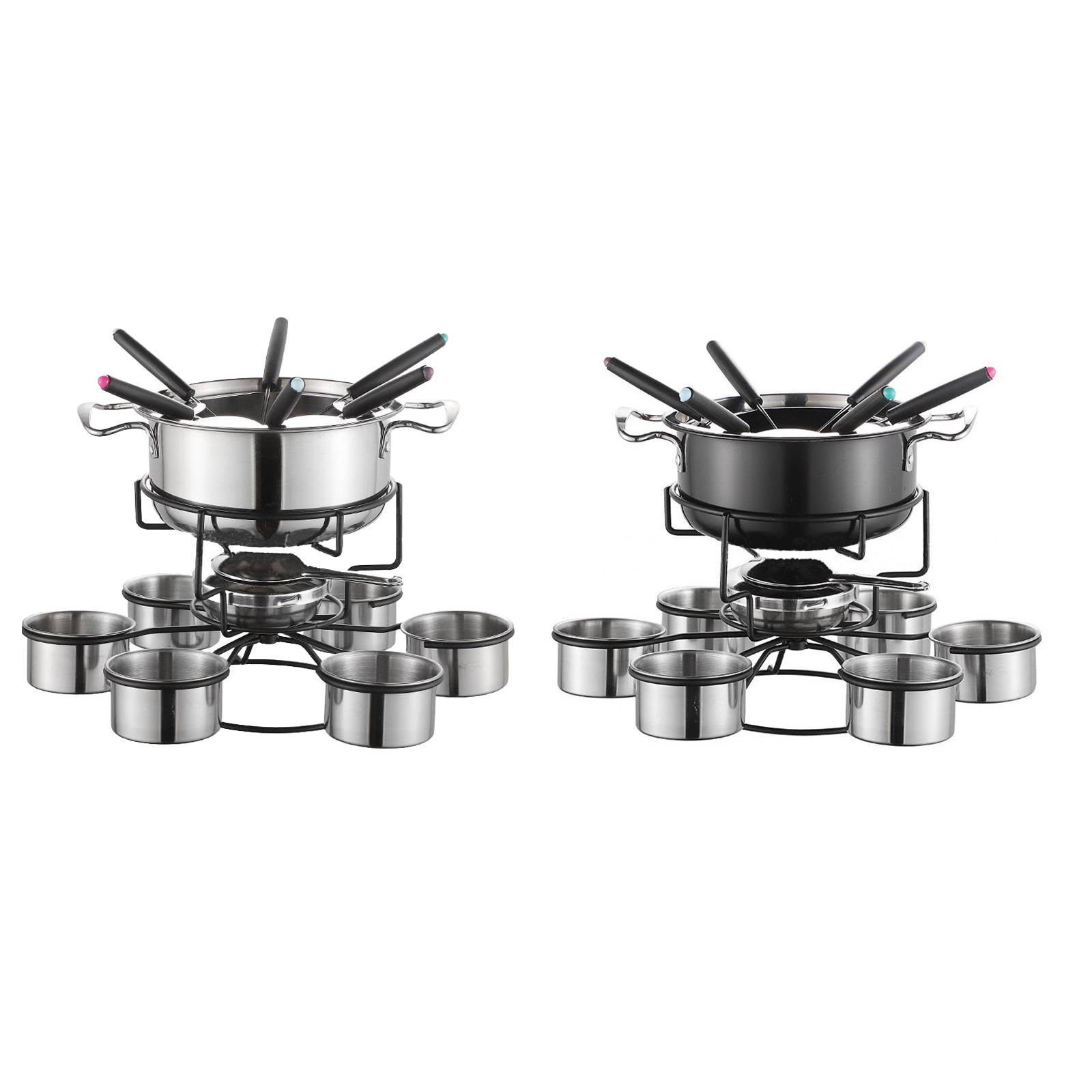 Fondue Pot Set Cooking Stove T - огляд і ціна Camping Cooking Set Stainless Steel