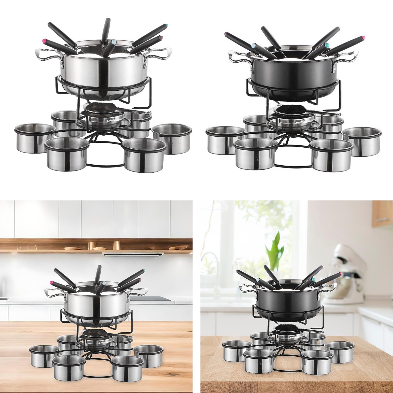 Fondue Pot Set Cooking Stove T - огляд і ціна Camping Cooking Set Stainless Steel