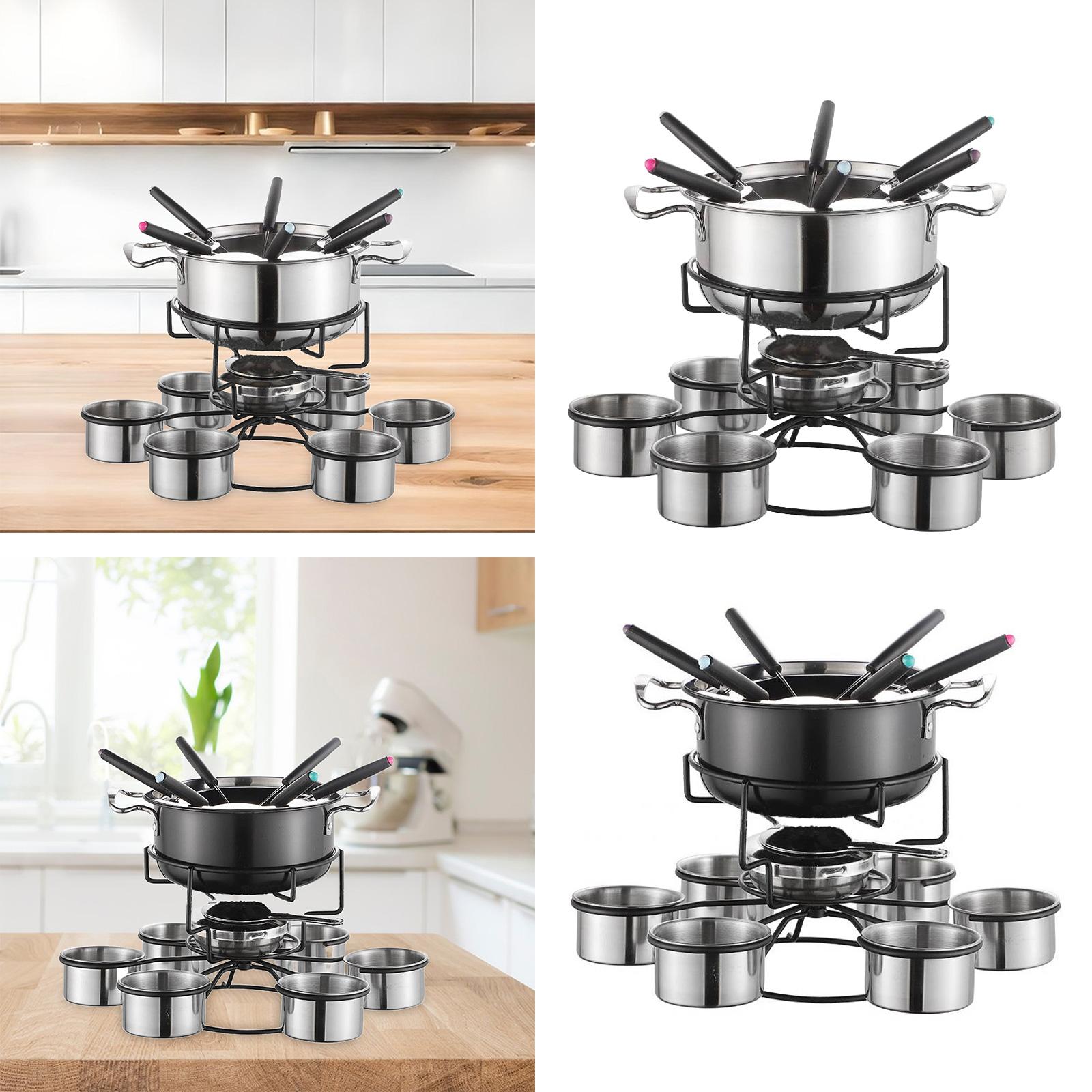 Fondue Pot Set Cooking Stove T - огляд і ціна Camping Cooking Set Stainless Steel