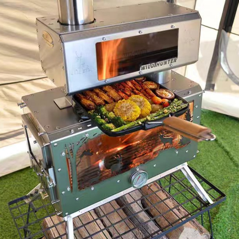 Camping Firewood Stove 2-Side  - огляд і ціна Camping Cooking
