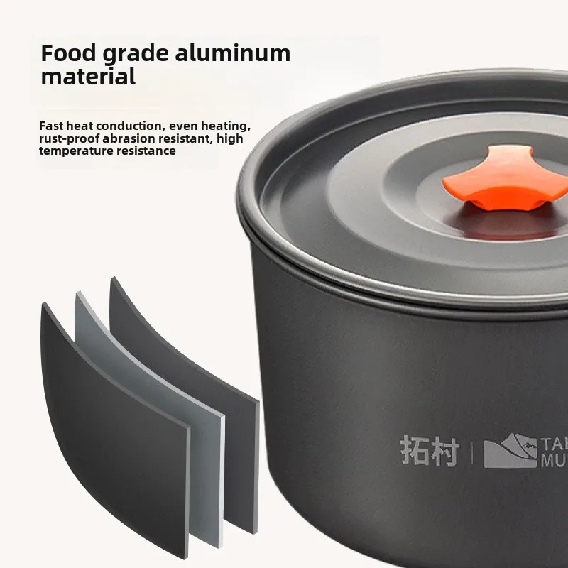 Camping Cookware Set Outdoor C - огляд і ціна Camping Cooking Kettle
