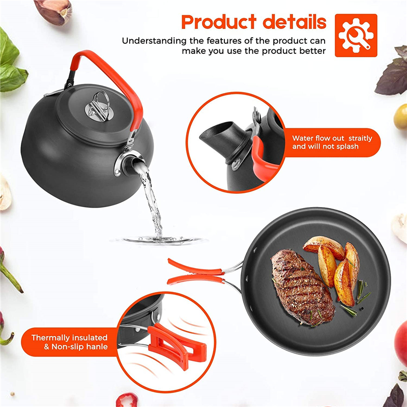 2~3 Person Outdoor Camping and - огляд і ціна Camping Cooking Set 2 Person