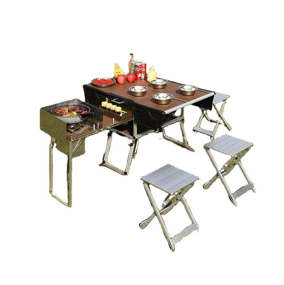 Portable Outdoor Folding Food  - огляд і ціна Camping Cooking And Dining Set