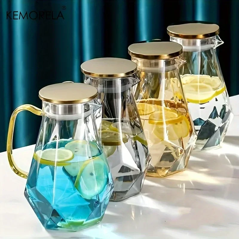 1PCS Diamond Texture Glass Tea - огляд і ціна Camping Cooking Kettle
