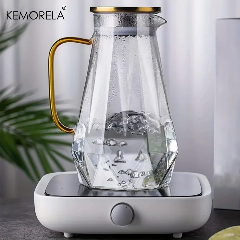 1PCS Diamond Texture Glass Tea - огляд і ціна Camping Cooking Kettle