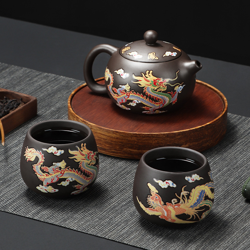 135-350ml Dragon Teapot Chines - огляд і ціна Camping Cooking Kettle