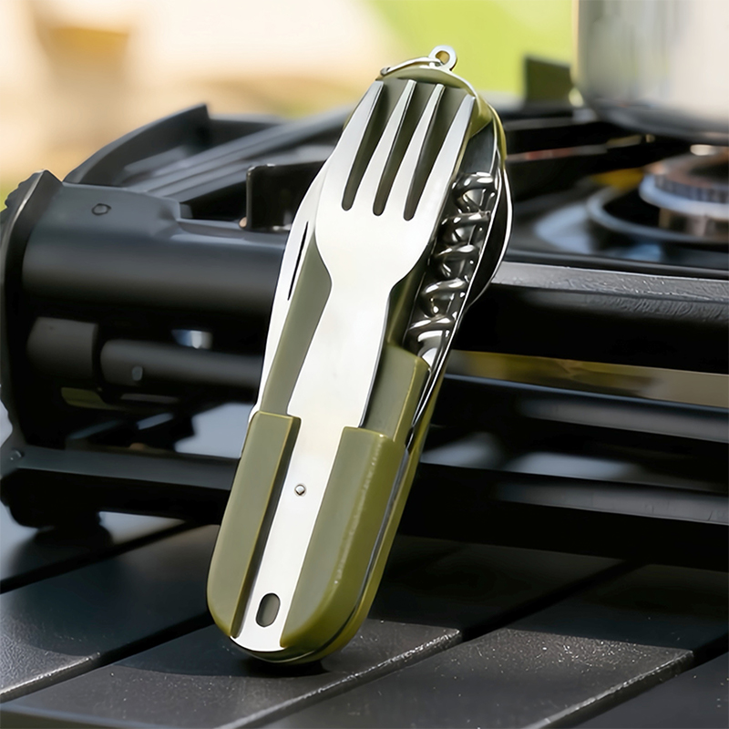New Stainless Steel 7In1 Campi - огляд і ціна Camping Cooking Set Stainless Steel