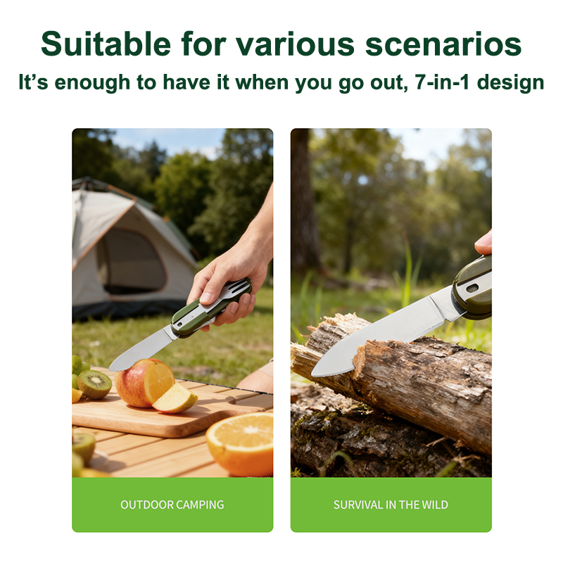 New Stainless Steel 7In1 Campi - огляд і ціна Camping Cooking Set Stainless Steel