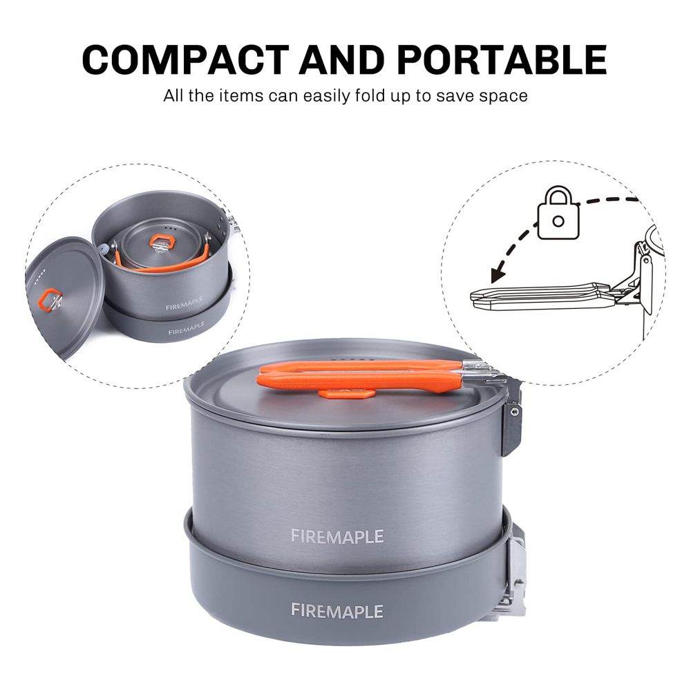 Fire Maple Camping Cookware Ut - огляд і ціна Camping Cooking Kettle