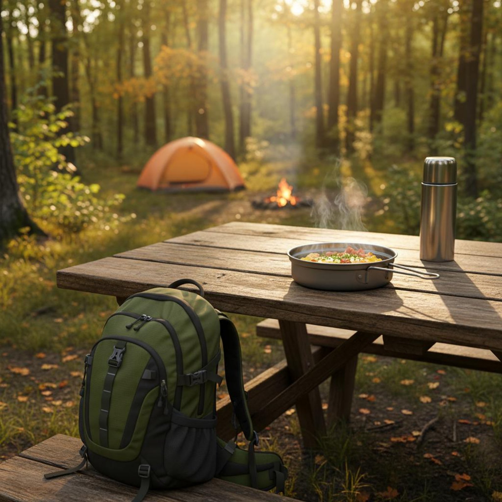 2 Pieces Metal Camping Cook Se - огляд і ціна Camping Cooking And Dining Set