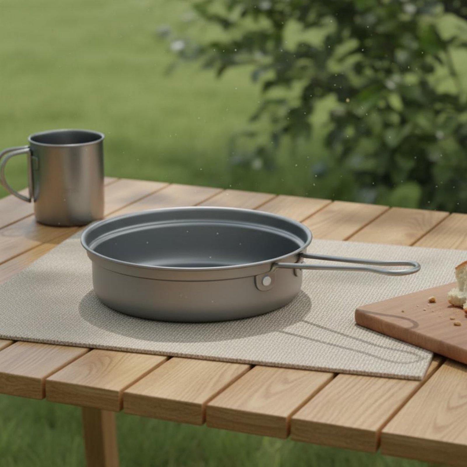 2 Pieces Metal Camping Cook Se - огляд і ціна Camping Cooking And Dining Set