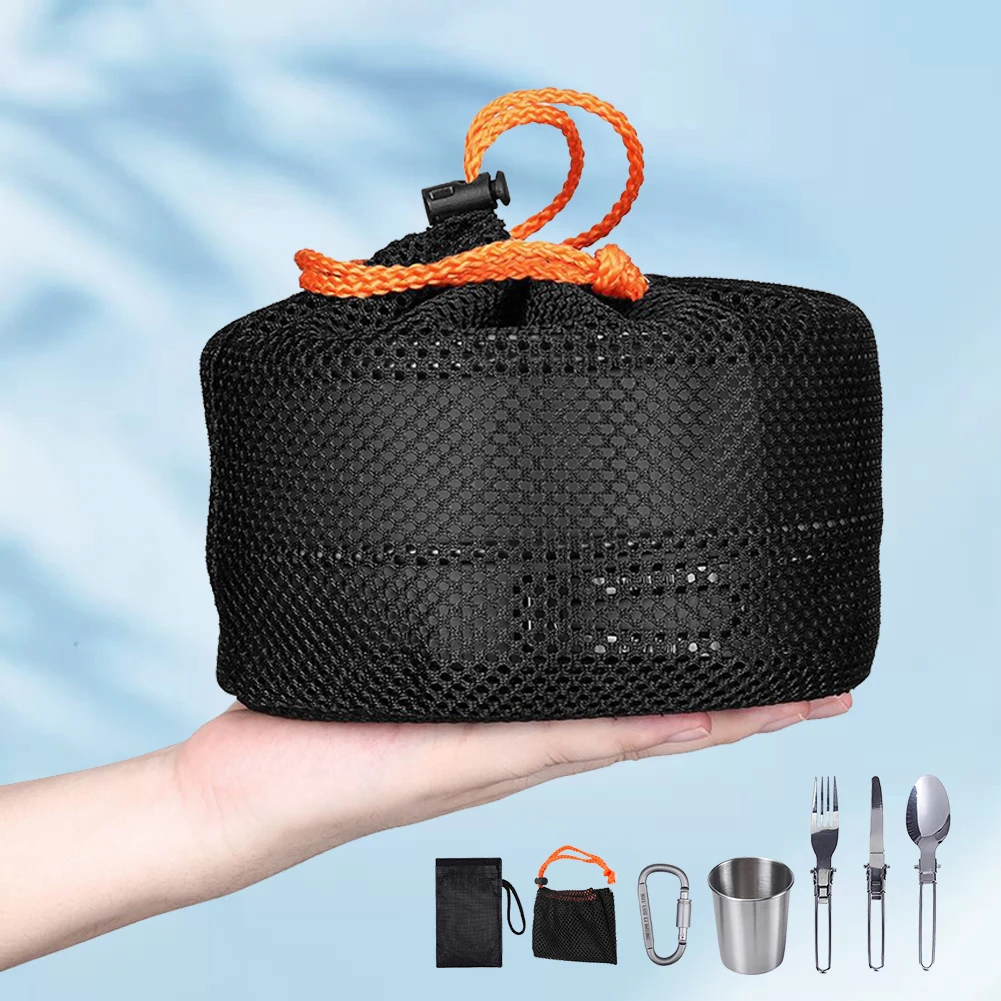Camping Cookware Kit Kettle Po - огляд і ціна Camping Cooking Kettle
