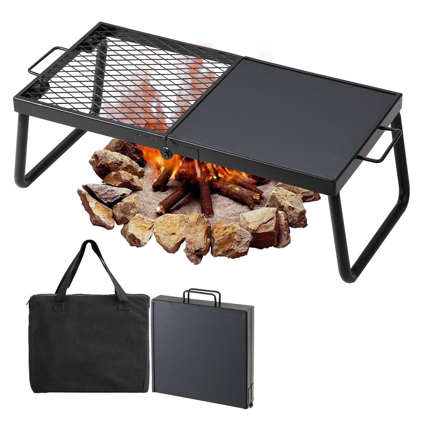 Folding Campfire Grill, Heavy  - огляд і ціна Camping Cooking Over Fire