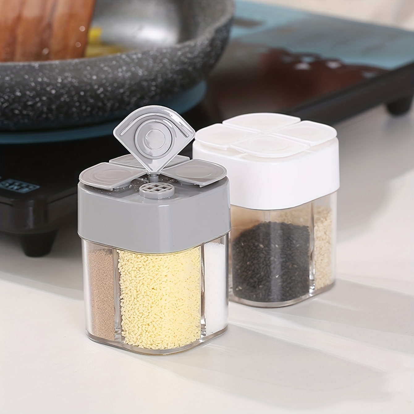 4in1 Camping Seasoning Shaker  - огляд і ціна Camping Cooking Set Stainless Steel