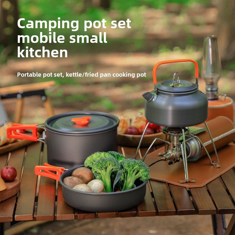 Outdoor Camping Cookware Set f - огляд і ціна Camping Cooking Set 2 Person
