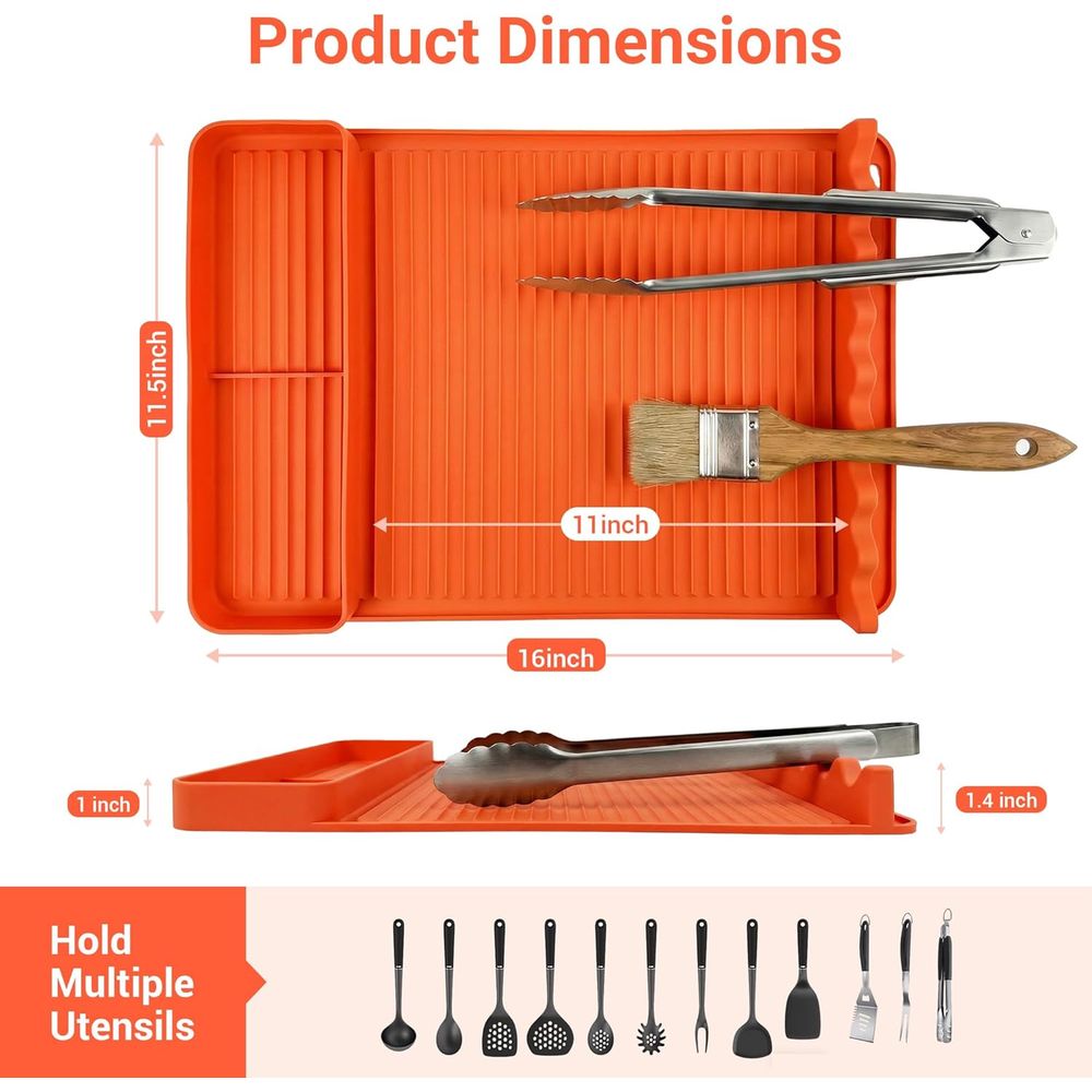 Heat Resistant Silicone Grill  - огляд і ціна Camping Cooking
