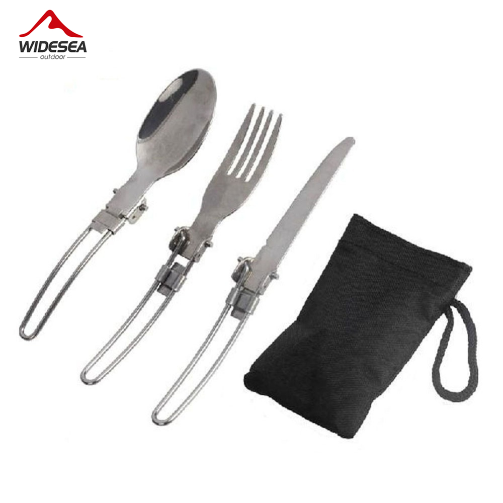 3 pcs 1 set Portable Outdoor C - огляд і ціна Camping Cooking Set Stainless Steel