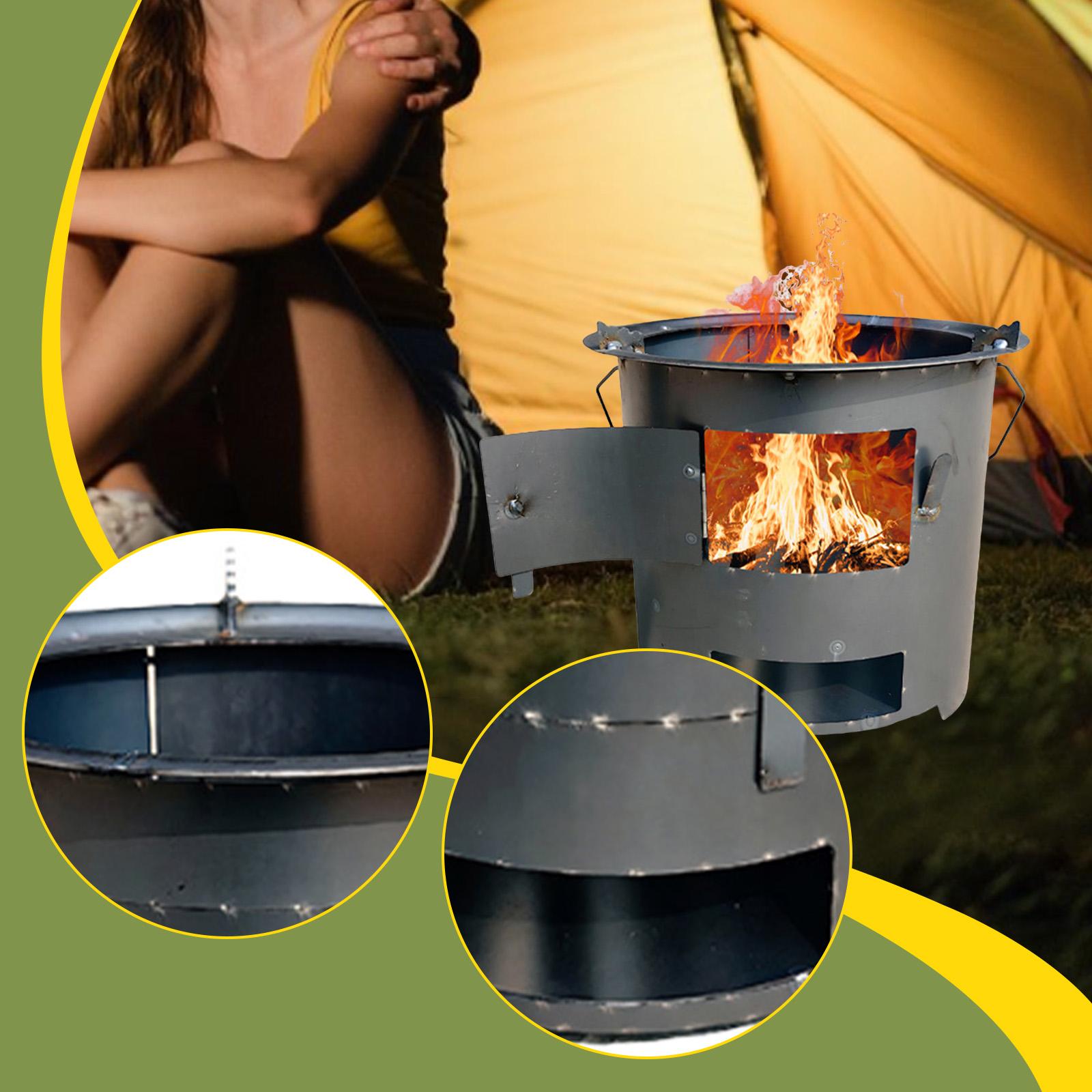 Wood Furnace Indoor Multipurpo - огляд і ціна Camping Cooking Over Fire